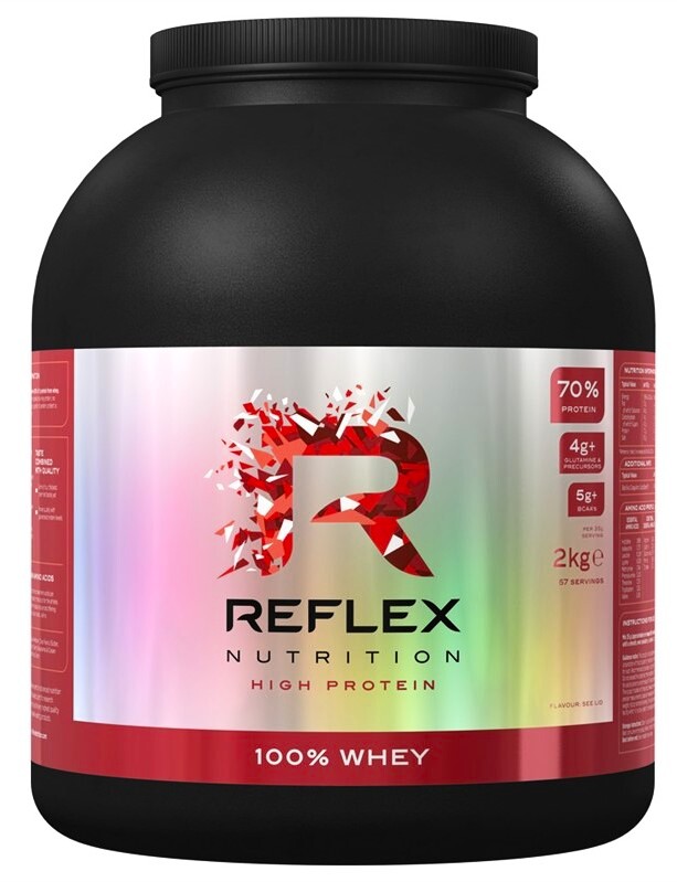 EXP Reflex 100% Whey Protein 2000 g jahoda - malina