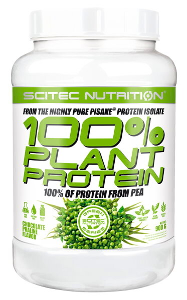 EXP Scitec 100% Plant Protein 900 g banán - vanilka