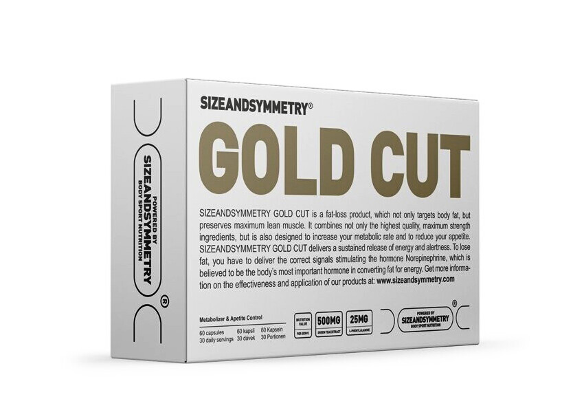 EXP Sizeandsymmetry Gold Cut 60 kapslí