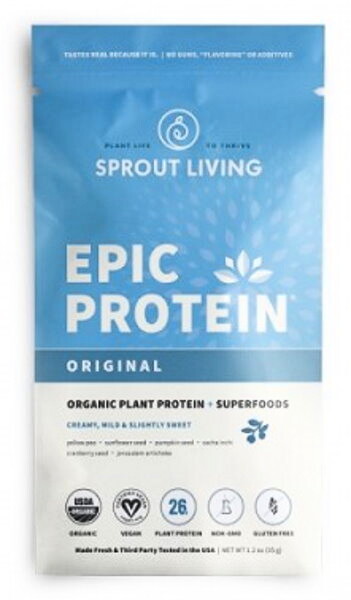 EXP Sprout Living Epic protein organic Natural 35 g