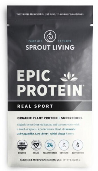 EXP Sprout Living Epic protein organic Real Sport 38 g