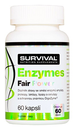 EXP Survival Enzymes Fair Power 60 kapslí