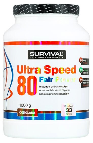 EXP Survival Ultra Speed 80 1000 g vanilka