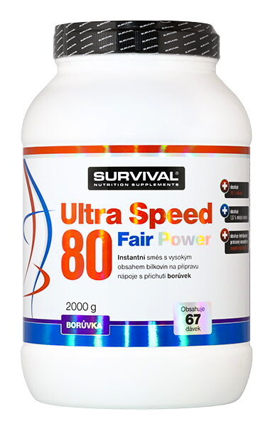 EXP Survival Ultra Speed 80 2000 g ledová káva