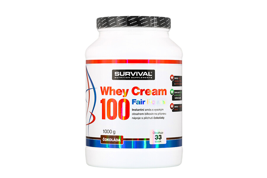EXP Survival Whey Cream 100 Fair Power 1000 g vanilka