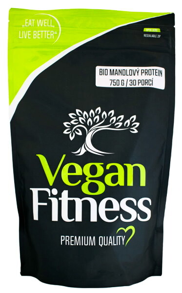 EXP Vegan Fitness Mandlový Protein BIO 750 g