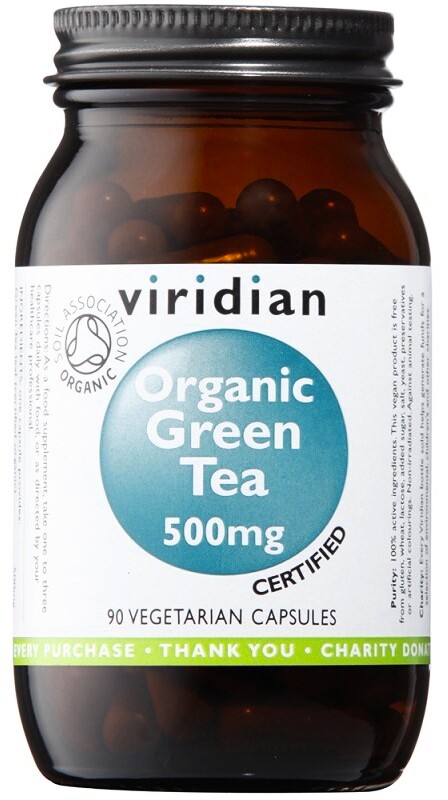 EXP Viridian 100% Organic Green Tea (Extrakt ze zeleného čaje) 90 kapslí