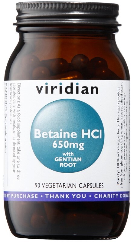 EXP Viridian Betaine HCL 90 kapslí