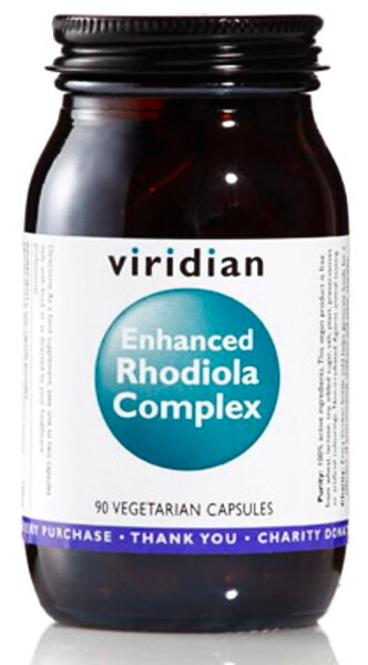 EXP Viridian Enhanced Rhodiola Complex (Rozchodnice růžová s adaptogeny) 90 kapslí