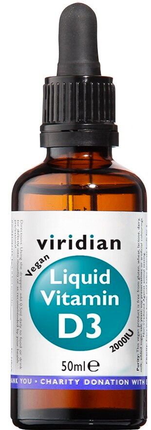 EXP Viridian Liquid Vitamin D3 50 ml