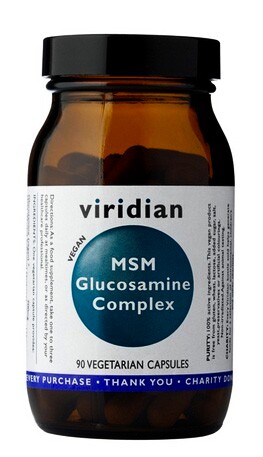EXP Viridian MSM Glucosamine Complex 90 kapslí