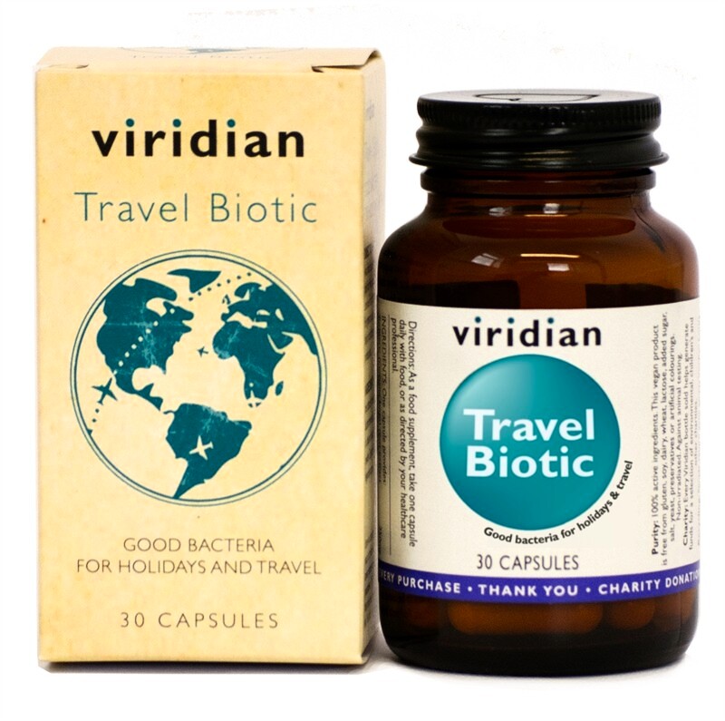 EXP Viridian Travel Biotic (Cestovní probiotika) 30 kapslí