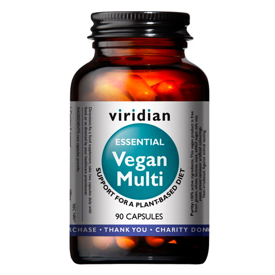 EXP Viridian Vegan Multi (Multivitamín pro vegany) 90 kapslí