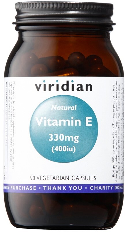 EXP Viridian Vitamin E 330 mg 400 IU 90 kapslí