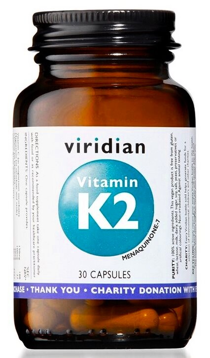 EXP Viridian Vitamin K2 30 kapslí