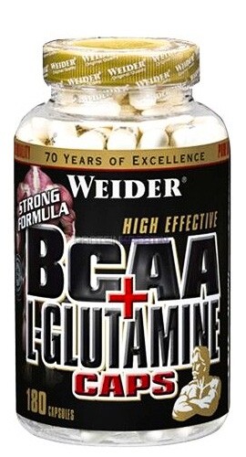 EXP Weider BCAA + L-Glutamine 180 kapslí