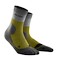 Pánské kompresní ponožky CEP Hiking Light Merino Mid Cut Olive/Grey