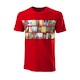 Pánské tričko Wilson  Photo Cotton Tee Slim-Fit Red