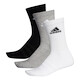 Ponožky adidas Cush Crew Grey/White/Black 3 páry
