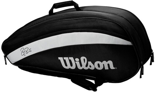 Taška na rakety Wilson Federer Team 6 Pack 2020 Black