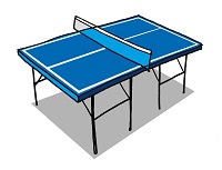 stůl na stolní tenis