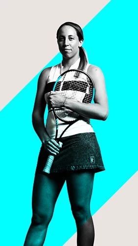 Madison Keys s tenisovými raketami Wilson Ultra v3