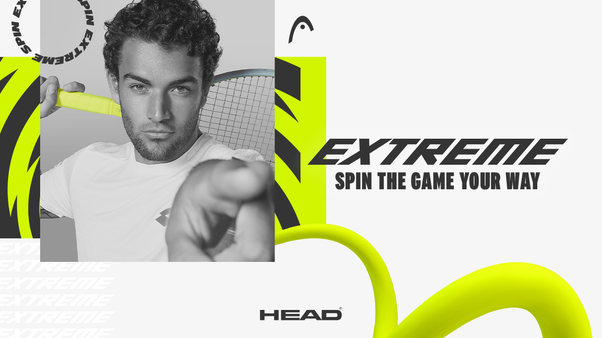 S tenisovými raketami Head Graphene 360+ Extreme hraje Matteo Berrettini