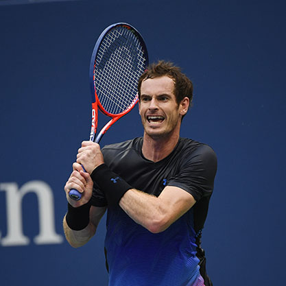 Andy Murray s tenisovou raketou Head Radical